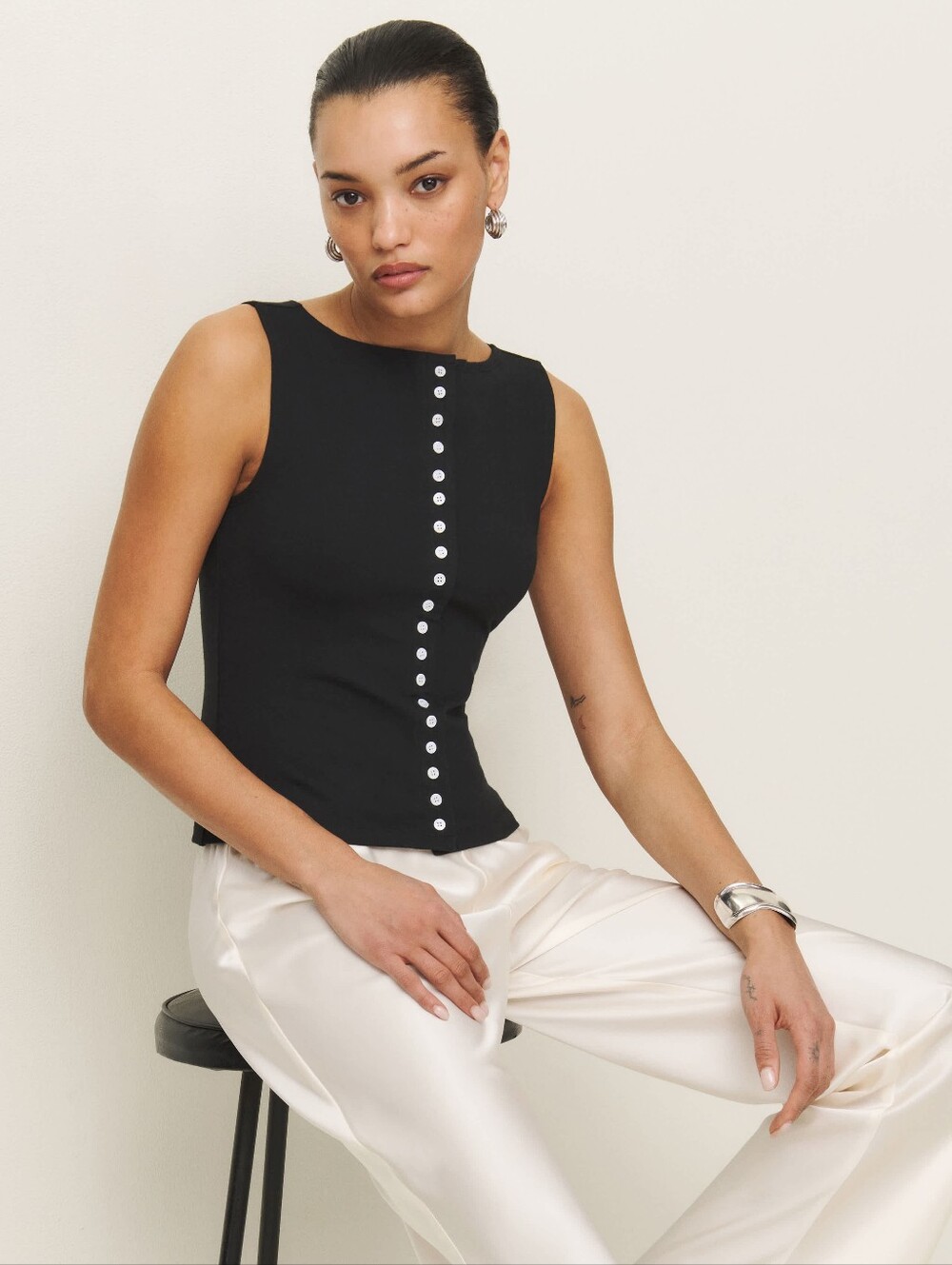 Reformation Julie Knit Top Size Small